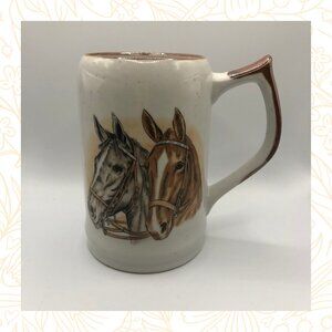Vintage Horse Beer Mug